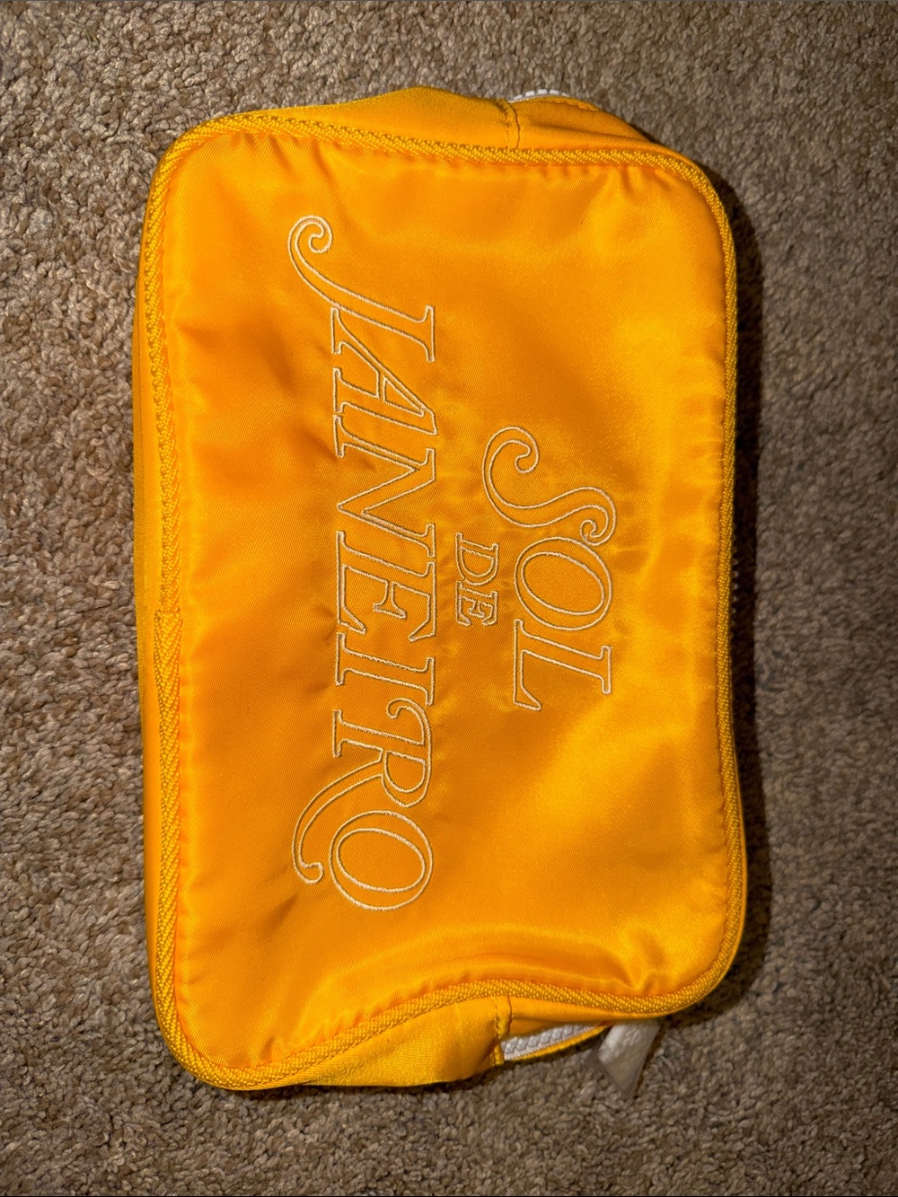 Sol de Janeiro Bright Yellow Accessory Pouch